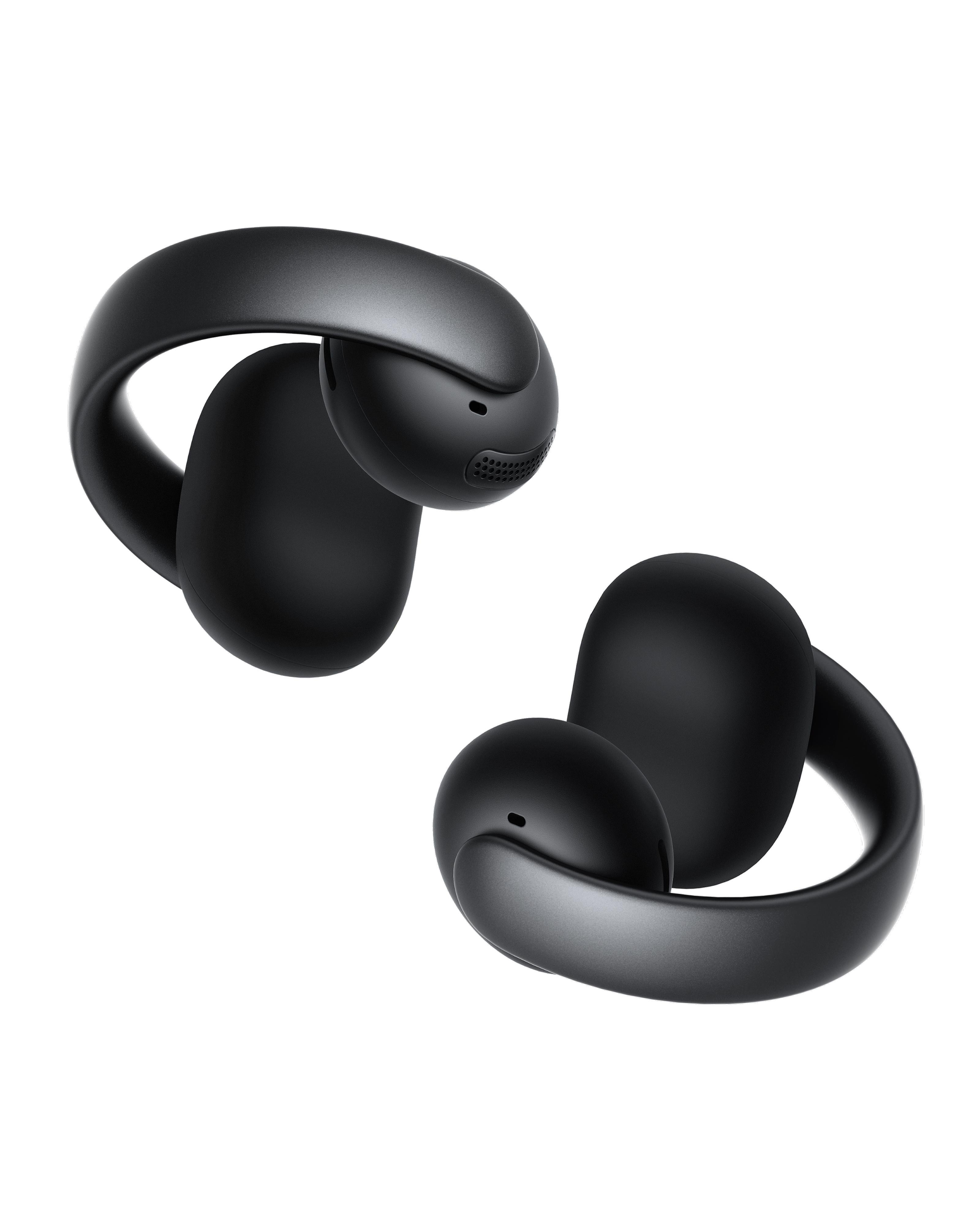 soundcore AeroClip Open-Ear Clip-On Earbuds True Wireless Bluetooth-Kopfhörer schwarz A3388G11