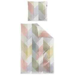 Irisette Satin-Bettwäsche Wave 135 x 200 cm Satin Bunt