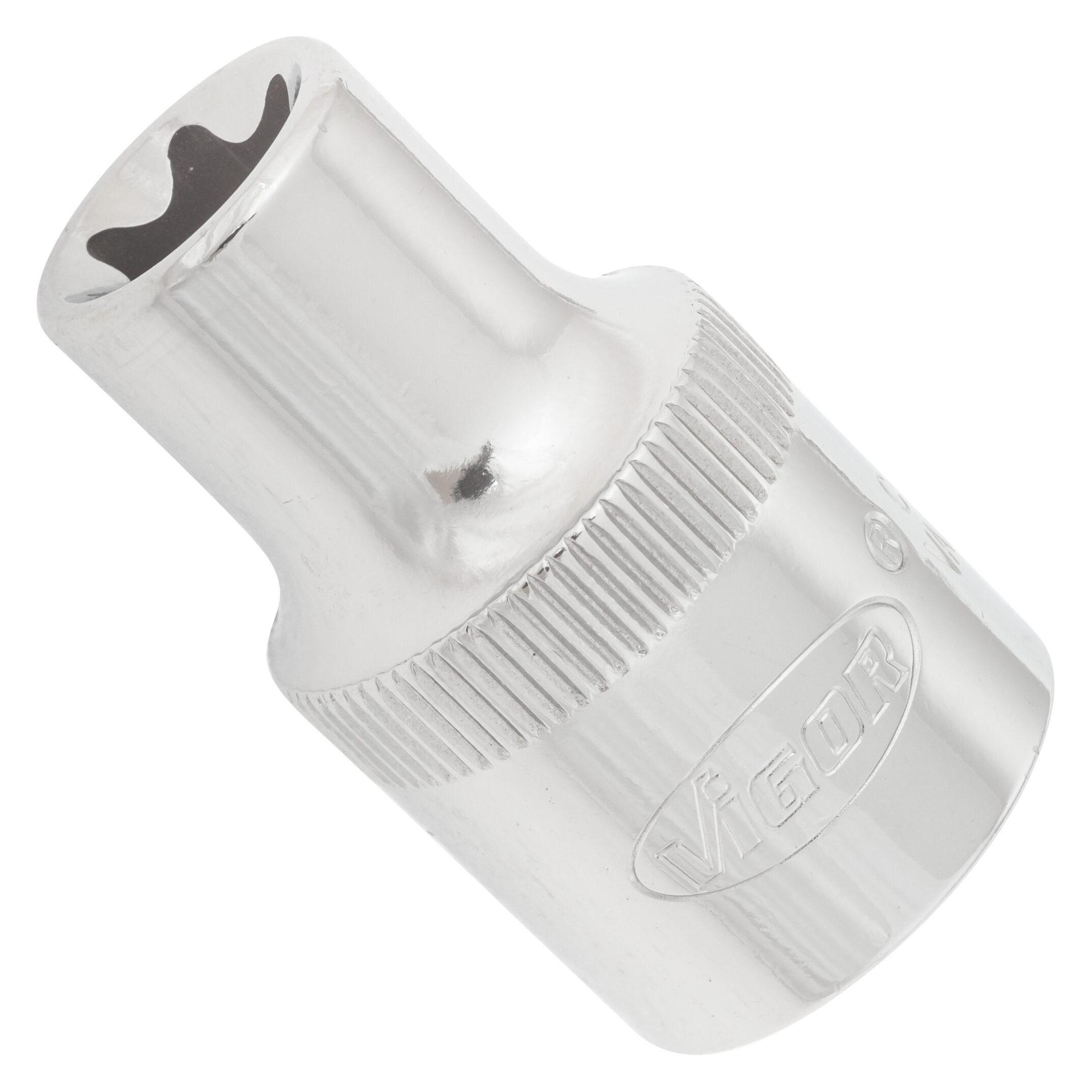 Vigor T-Profil Steckschlüsseleinsatz V2732 Vierkant12,5 mm (1/2 Zoll) E Profil E12 (V2732)