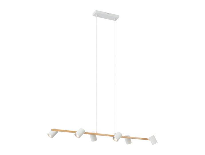 Suspension intelligente en bois avec 6 lumières rectangulaires