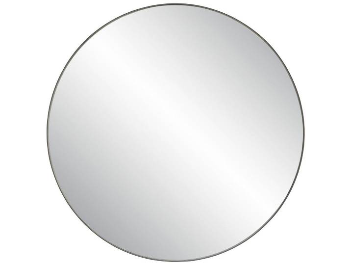 Xora Wandspiegel, Schwarz, Glas, rund, 80x80x3.5 cm, Bsci, Spiegel, Wandspiegel