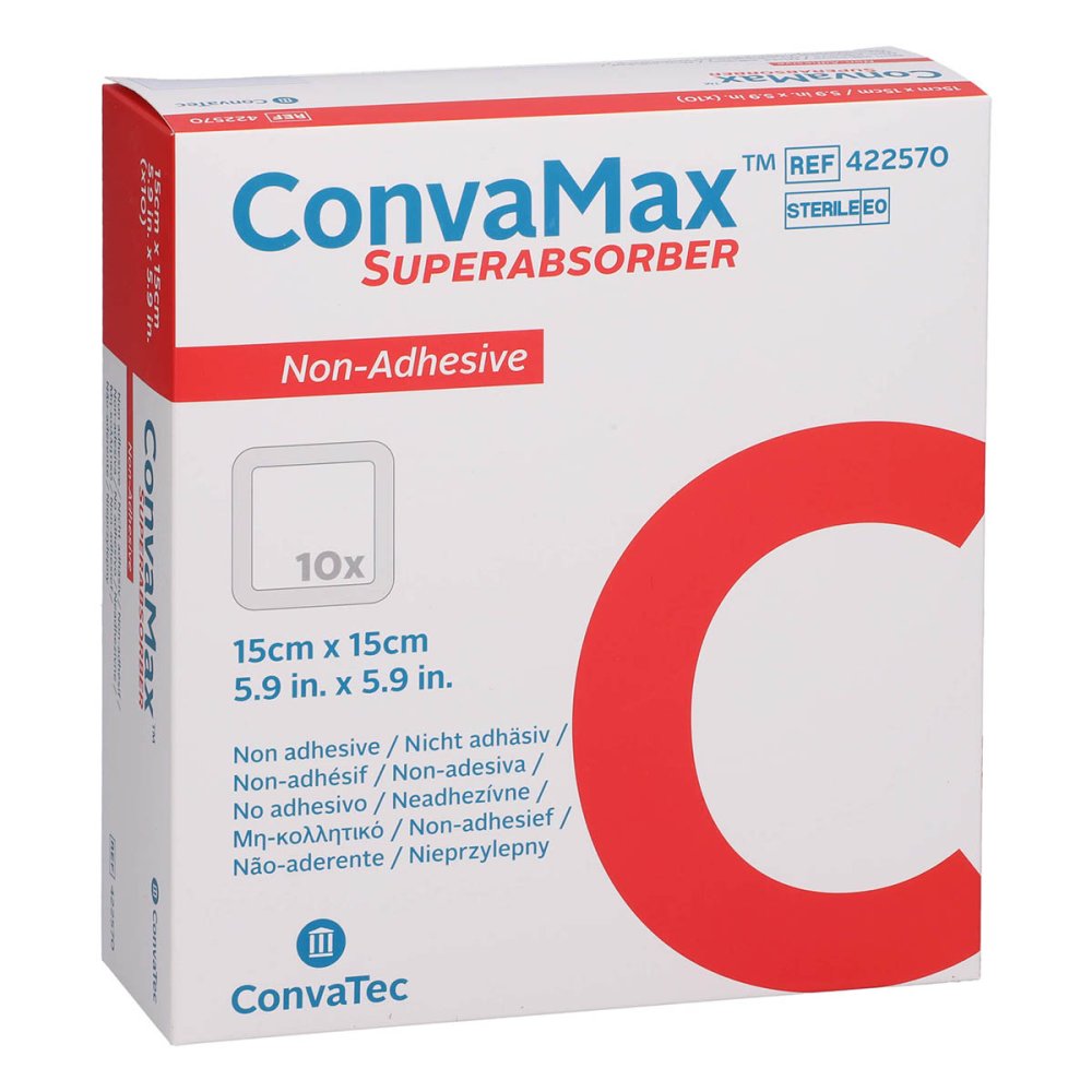ConvaTec (Germany) GmbH Convamax Superabsorber nicht adhäsiv 15x15 cm 15634360