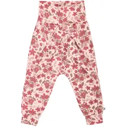 Müsli Jogginghose Blumen, rosa | mehrfarbig, 68