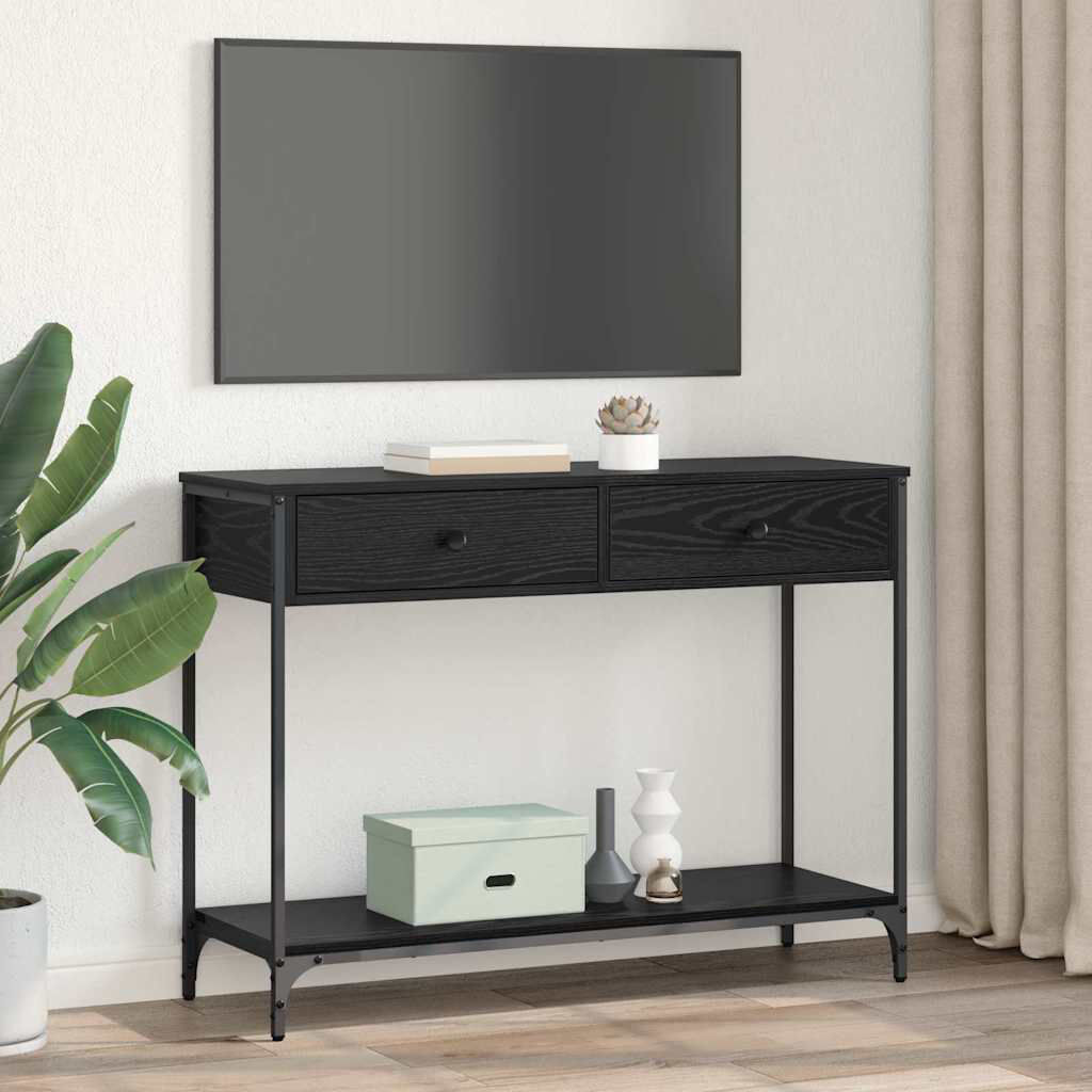 Trent Austin Design Console Table Black Oak 75cm H x 100cm W x 34.5cm D