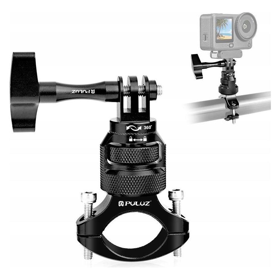 Puluz Uchwyt Kierownica 360s. Mocowanie Na Motor Rower Do Gopro Sjcam Xiaomi Dji / Pu796b (PULUZ)