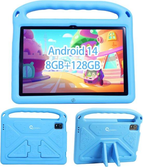 Kinder-Tablet-Kit ab 3 Jahren - Vollausstattungs-Set mit Schutzfolie - Spezielle Kindertablet - Exklusive Edition