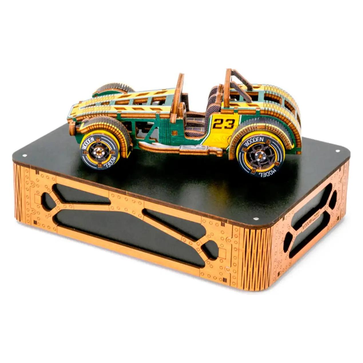 WoodenCity WOODEN CITY 3D Wooden Car Puzzle - Roadster Limited Edition (LE-004)