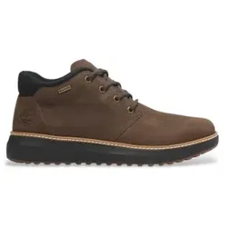 Timberland für Herren. TB0A6A8NW071 Hudson Road dunkelbraune Leder-Chukka-Stiefel mit Gore-Tex-Membran Hudson Road (40), Wohnung, Schnürsenk