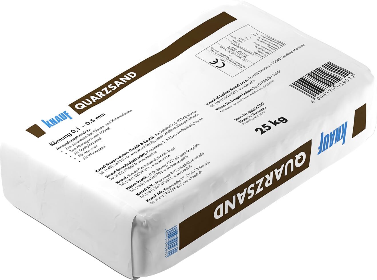 Knauf Quarzsand 25 kg hellgrau