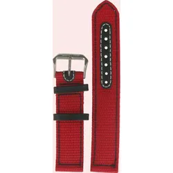 Certina - Synthetisch Attack Ii Nylonband Rot 19/18mm C604007338 - rot
