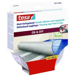 tesa Klettband »On & Off« weiß 5 cm / 25 m weiß