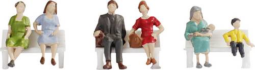 NOCH H0 Sitzende 18131 Bemalt, Sitzend