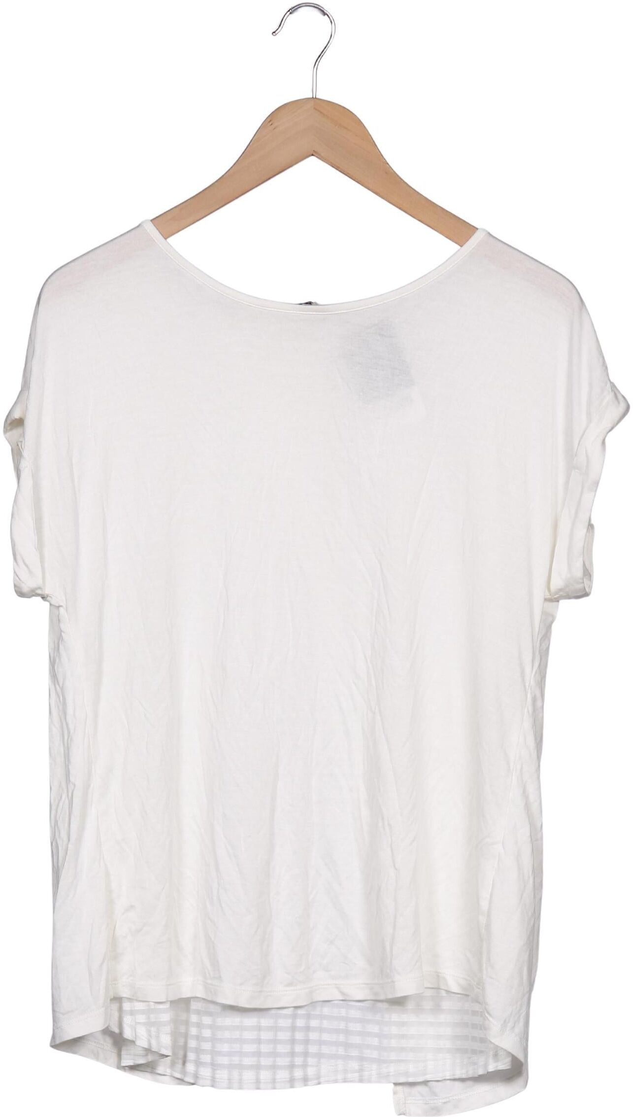 Great Plains Damen T-Shirt, Weiß, Gr. M, kein / Etikett - Second Hand