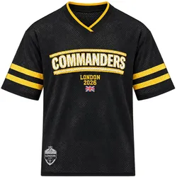 New Era, Herren, Sportshirt, NFL Jersey Trikot LONDON Washington Commanders - XL (XL), Schwarz