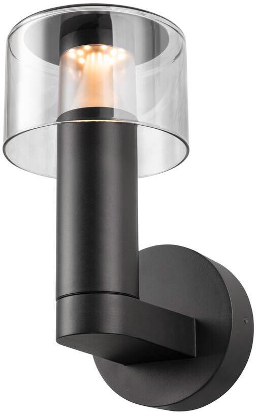 Slv Taha Ii, Wandaufbauleuchte, Phase, 2200/2700 K, 10 W, Schwarz - Stand-, Wand- Und Deckenleuchten (Outdoor)