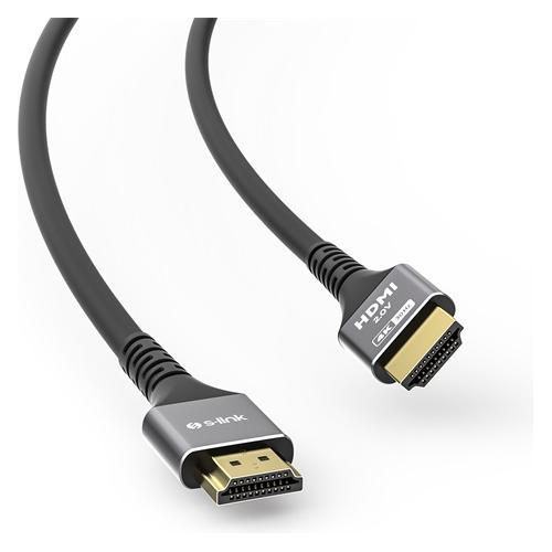 S-Link Kábel - SLX-HD4K15 (HDMI1.4 kábel, 4K/30Hz, apa/apa, aranyozott, 15m) (15 m) (KABSLISLX-HD4K15)