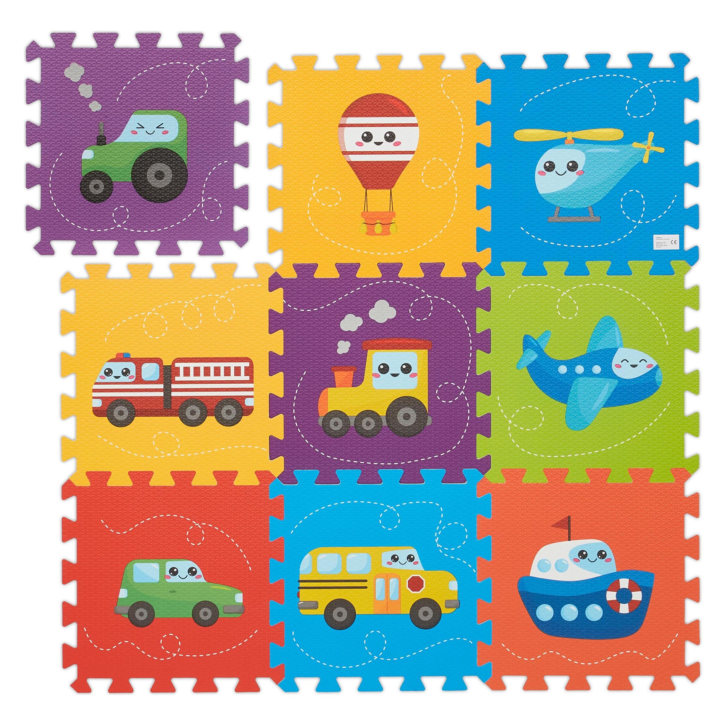 Relaxdays 9x Puzzlematte (30 x 30 cm) (4052025468132)