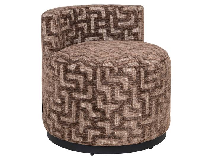 Richmond Fauteuil Franny Labyrinth - Bruin