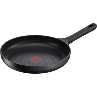 Bratpfanne TEFAL "Trattoria Pro", schwarz, B:28,8cm Ø:28cm, Pfannen, Bratpfanne, Robust, Antihaftversiegelung, Temperaturanzeiger, Induktion
