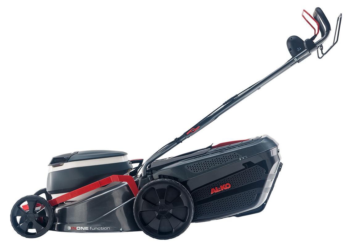 AL-KO Akku-Rasenmäher 46.2 Li SP Comfort, 46 cm Schnittbreite, Akkufach für bis zu 2 Akkus 36 V Li-Ion (2x Akku und Ladegerät im Lieferumfang), für Flächen bis 800 m², zentrale Schnitthöhenverstellung