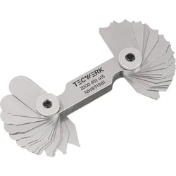 Radienschablone 1,0-7mm Bl.17 St.TECWERK