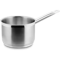 Lacor Eco Chef Stielkasserolle hoch 20cm H13cm 4lt, Pfanne + Kochtopf, Silber
