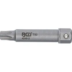 BGS Spezial-Bit zur Demontage der Riemenräder an Lichtmaschinen T-Profil (für Torx) T50 x 64 mm - 4248-2