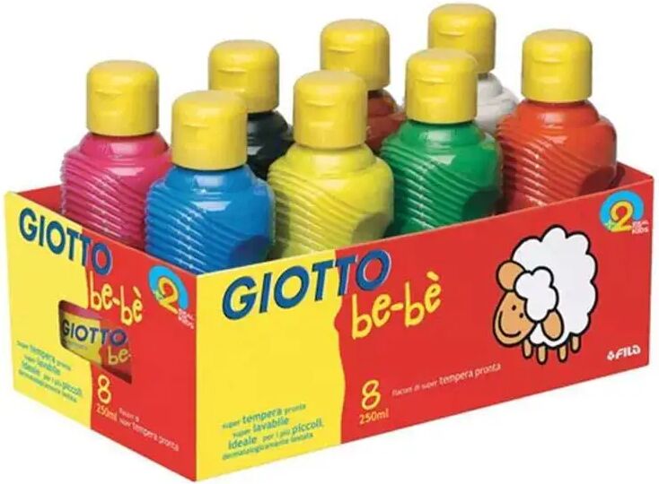 Giotto Be-Bè Super Paint 8x250 ML