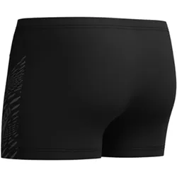 SPEEDO Mens Medley Logo Aquashort Black/USA Charcoal - 4