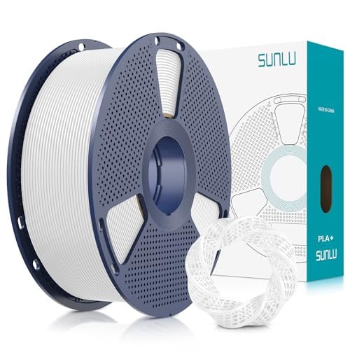 SUNLU PLA Plus Filament 1,75 mm, Wit, 1 kg