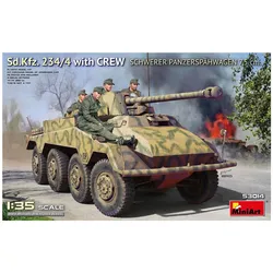 Mini art 1:35 Dt. Sd.Kfz. 234/4 m. Mann.(4) 7,5cm