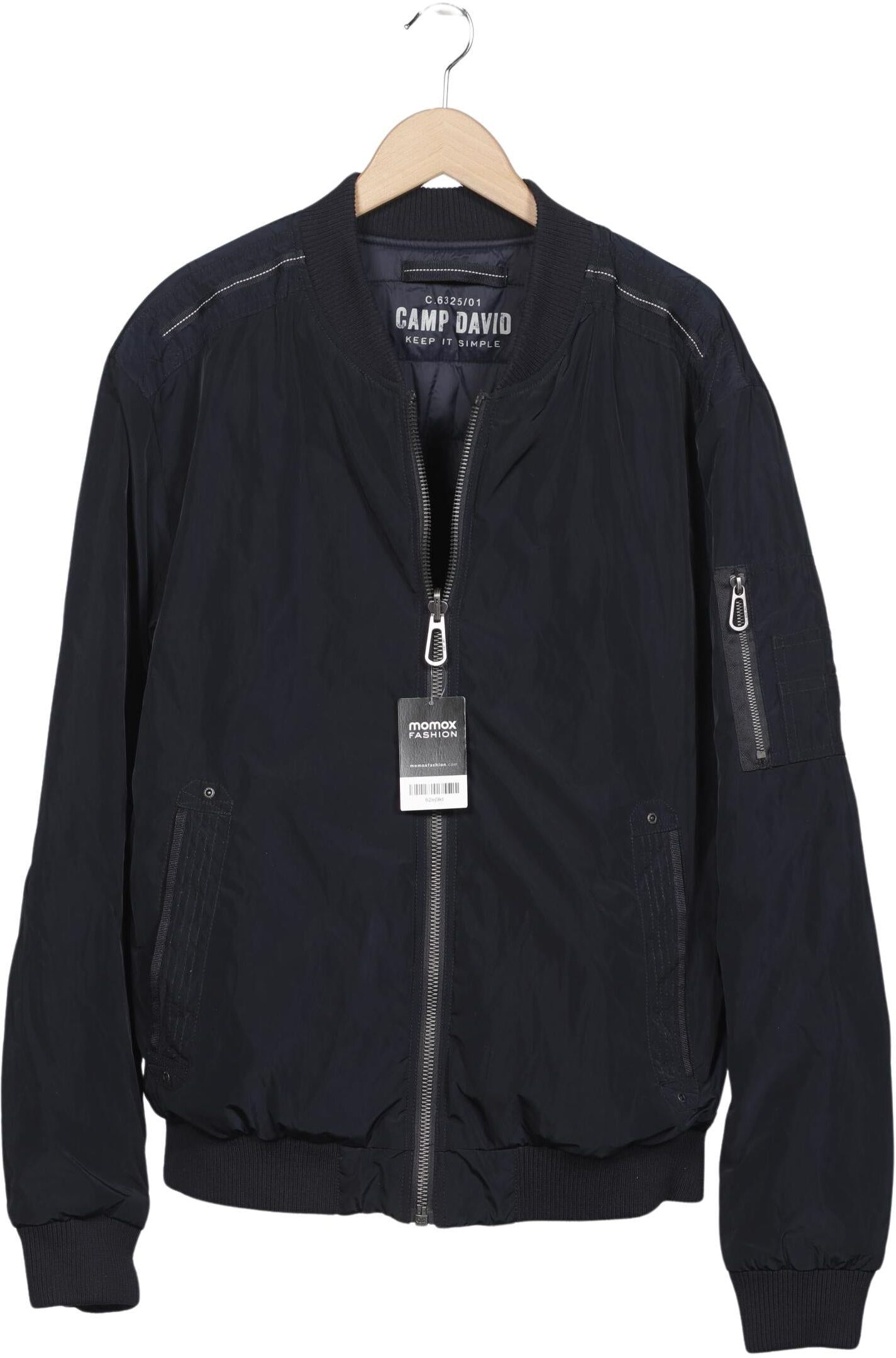 Camp David Herren Jacke, Marineblau, Gr. Xxl, Synthetik - Second Hand