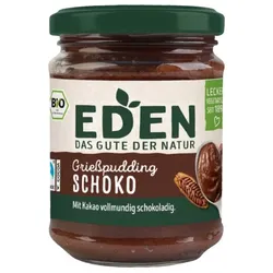 EDEN Grießpudding Schoko im Glas bio