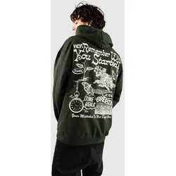 Dravus Positive Message Hoodie forest green Gr. XXL