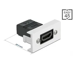 DELOCK Easy 45 HDMI Modul gerade 22,5 x 45mm