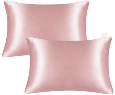 Uplift Picks Mulberry Silk Pillowcase Soft Silky Satin Pillow Cover For Hair And Skin Care burgundy 50x66 Cm (standard)