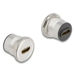 DELOCK HDMI Einbaubuchse 8K 60 HZ Aluminium