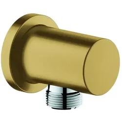 Grohe Rainshower Wandanschlussbogen 27057GN0 cool sunrise gebürstet, runde Rosette, DN 15