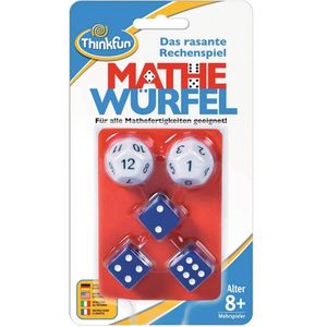 ThinkFun Würfelspiel 76317, Mathe Würfel, ab 8 Jahre, ab 2 Spieler