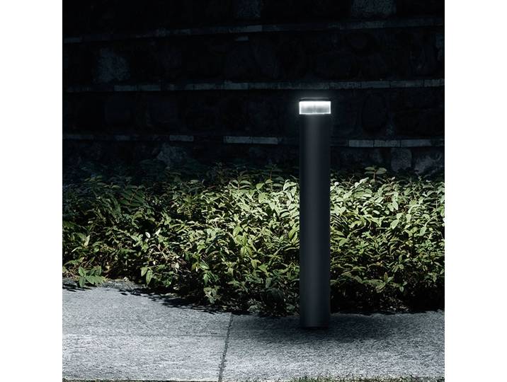 Flos Architectural LED Wegeleuchte Pointbreak Bollard 2, schwarz, Aluminium, Design, LED Außenleuchte