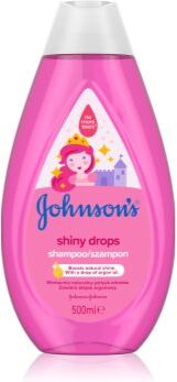 Johnson's® Shiny Drops champô suave para crianças 500 ml. Shiny Drops