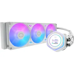 Cooler Master MasterLiquid Atmos II LCD 360, CPU Wasserkühler, Weiss