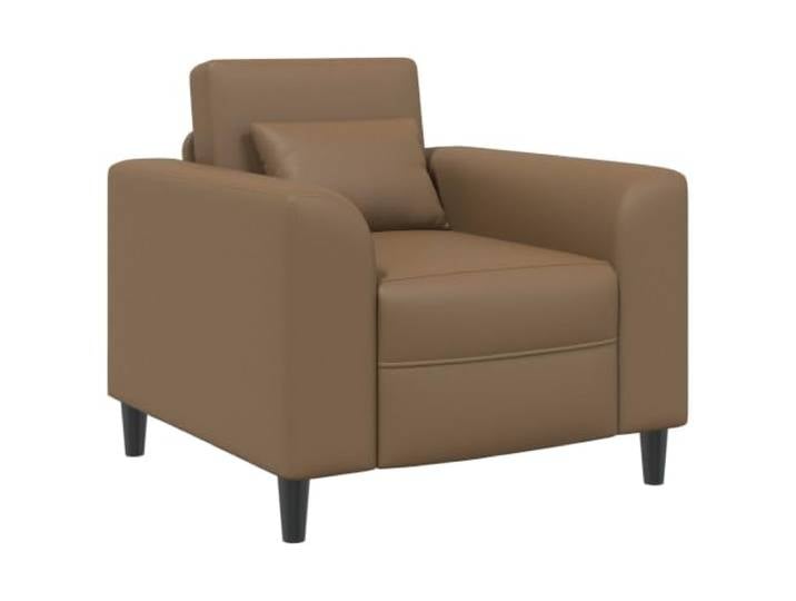 Makastle Sessel Cappuccino Kunstleder