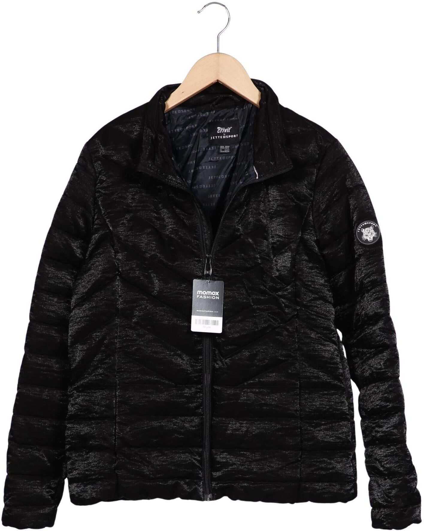 Jette Jette Joop Damen Jacke, Schwarz, Gr. M, Synthetik - Second Hand