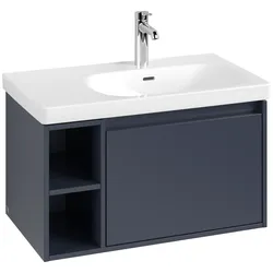 Villeroy & Boch Waschbeckenunterschrank Skyla, Marine Blue, 772x436x439mm, 1 Auszug mit SoftClosing, Wandmontage
