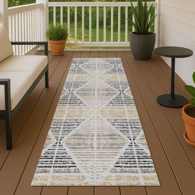 Addison Rugs Machine Washable Indoor/ Outdoor Modern Ovid Chantille Rug