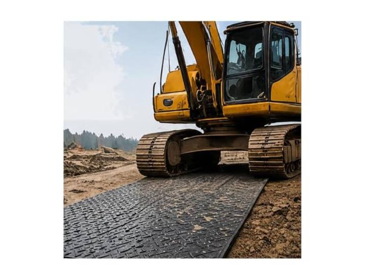 Elektrisch Isolierende HDPE Grundplatten Für Sichere Zugänge Polyethylen, Steckverbindung, temporäre Fahrbahn, rutschfest(244x122cm/8x4ft-7mm)