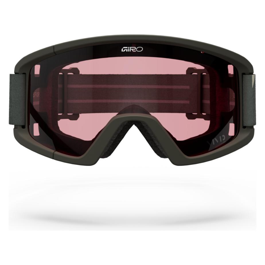 Giro Tazz MTB Vivid Goggle (Dark Sage, Clear, vivid trail+clear) (39380-E37-OS)