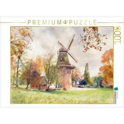 CALVENDO Puzzle Johanna Mühle in Emden | 1000 Teile Lege-Größe 64x48cm Foto-Puzzle für glückliche Stunden