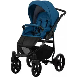 Kunert, Kinderwagen, MATA 2in1 in Blau/Marine – Vielseitiger Babywagen für Komfort und Sicherheit